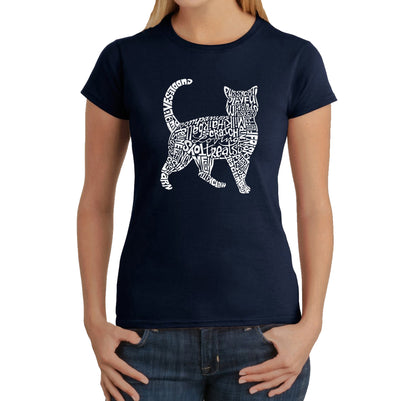 Cat  - Women's Word Art T-Shirt