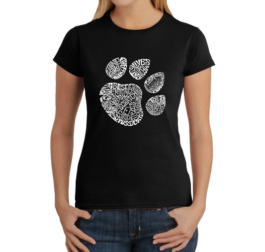 Cat Paw  - Women's Word Art T-Shirt