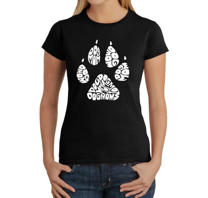 Dog Mom  - Women's Word Art T-Shirt