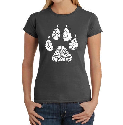 Dog Mom  - Women's Word Art T-Shirt