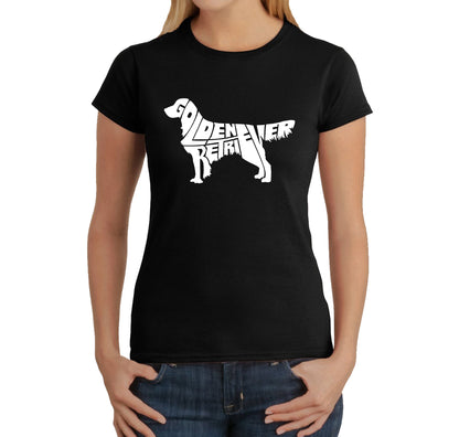 Golden Retriever - Women's Word Art T-Shirt