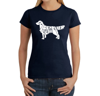 Golden Retriever - Women's Word Art T-Shirt