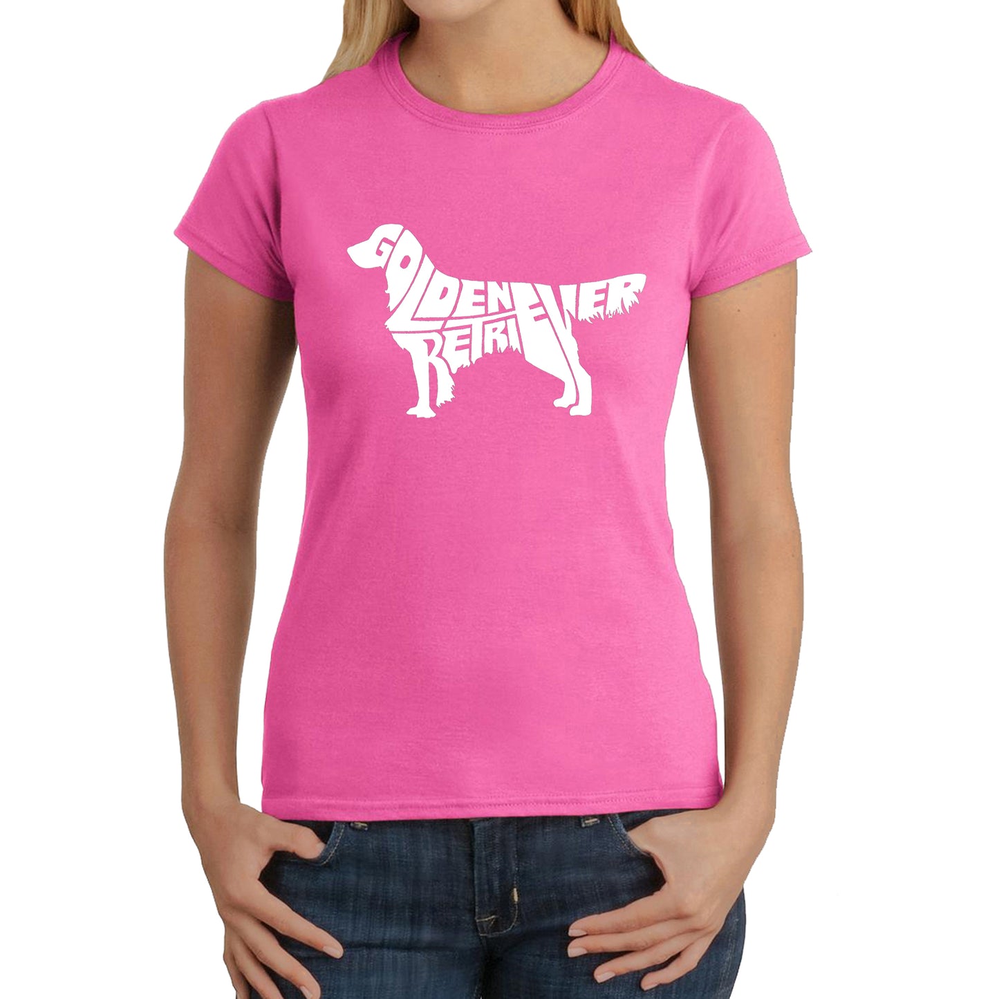 Golden Retriever - Women's Word Art T-Shirt