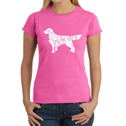 Golden Retriever - Women's Word Art T-Shirt