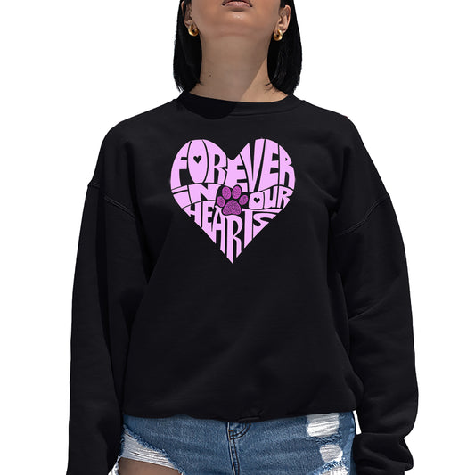 Forever In Our Hearts - Women's Word Art Crewneck Sweatshirt