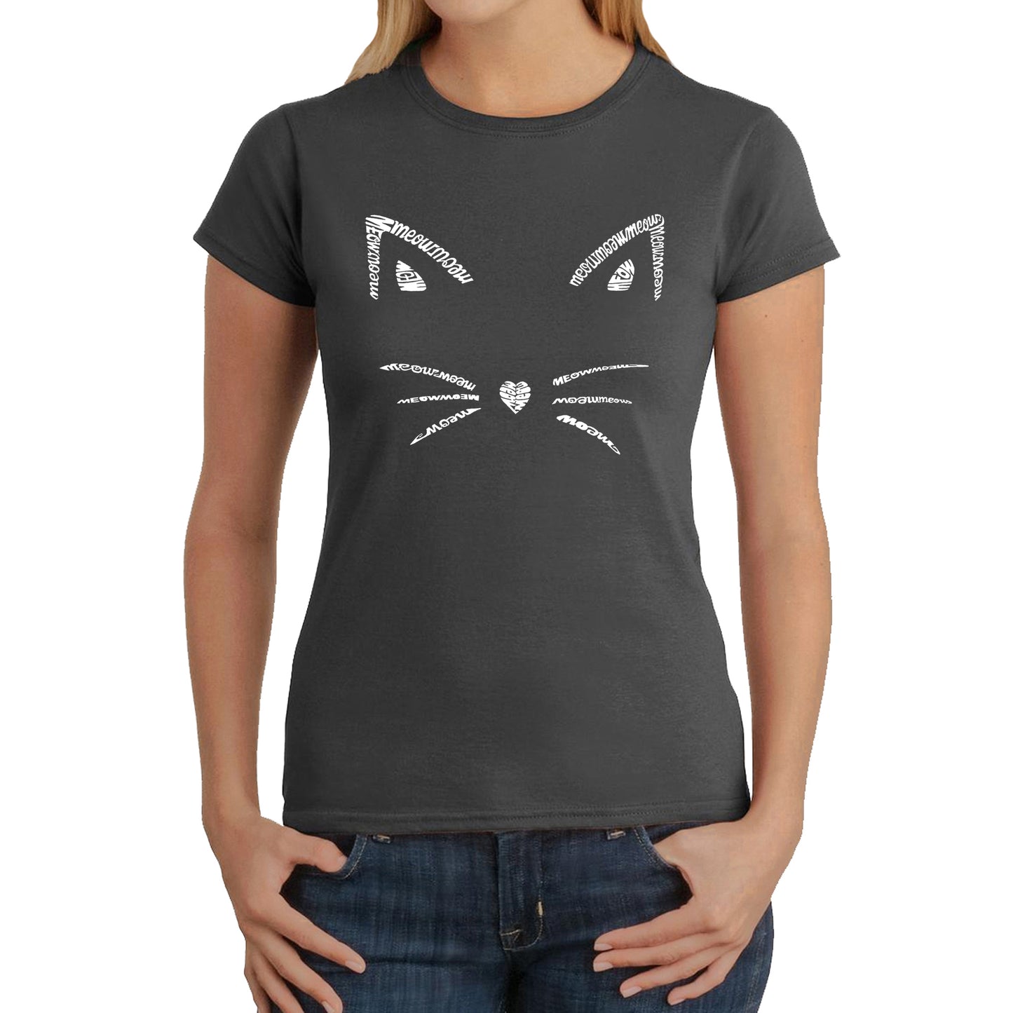 Whiskers  - Women's Word Art T-Shirt