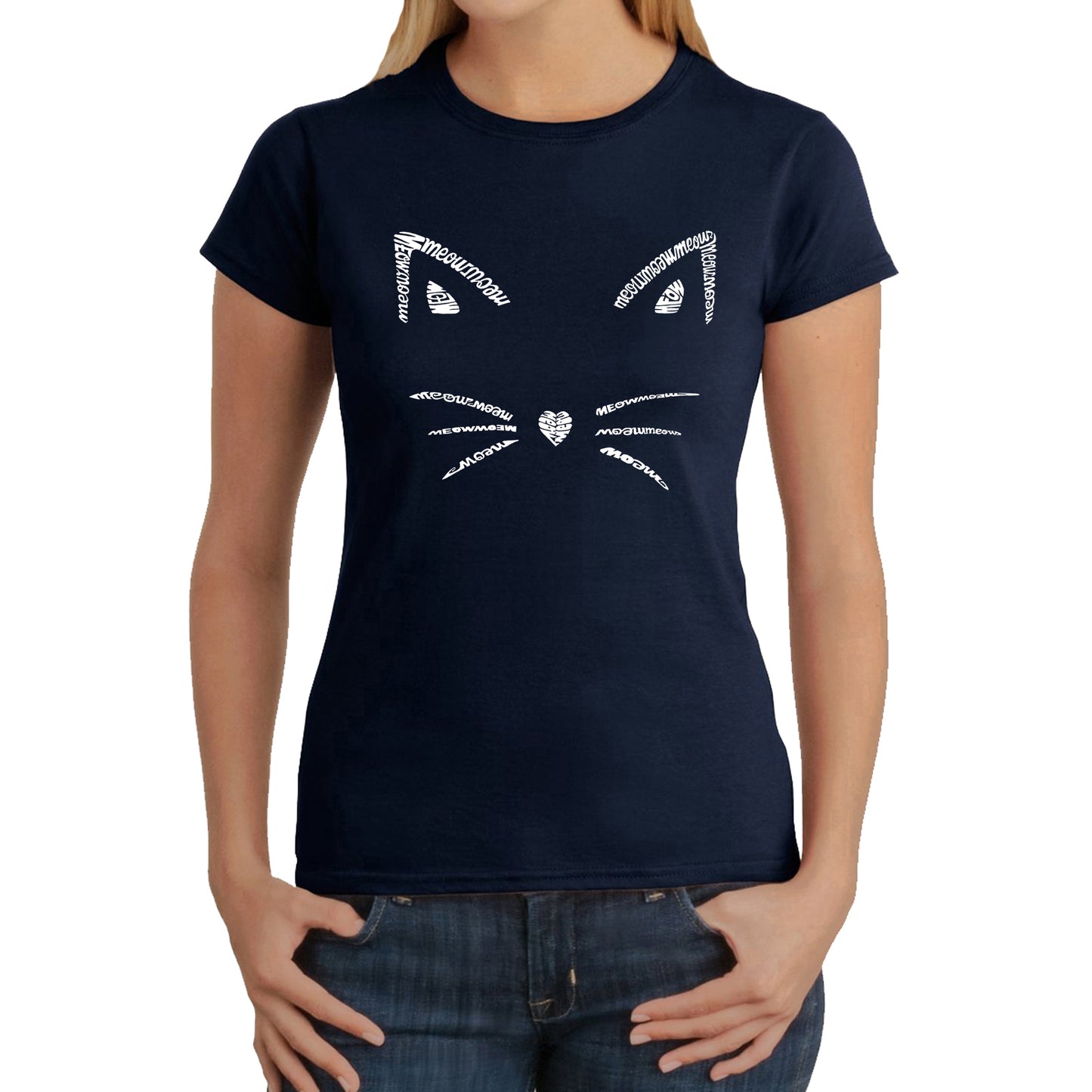 Whiskers  - Women's Word Art T-Shirt