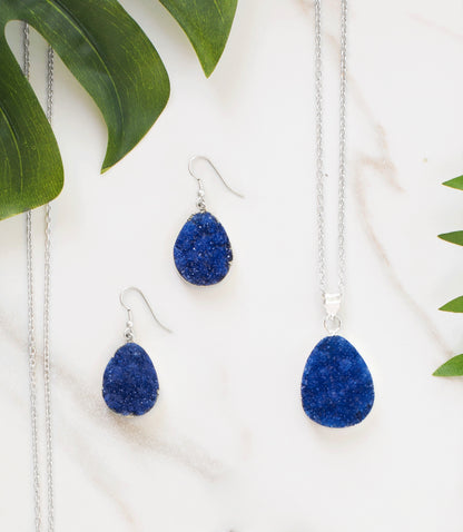 Rishima Druzy Drop Earrings