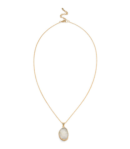 Rishima Druzy Drop Necklace