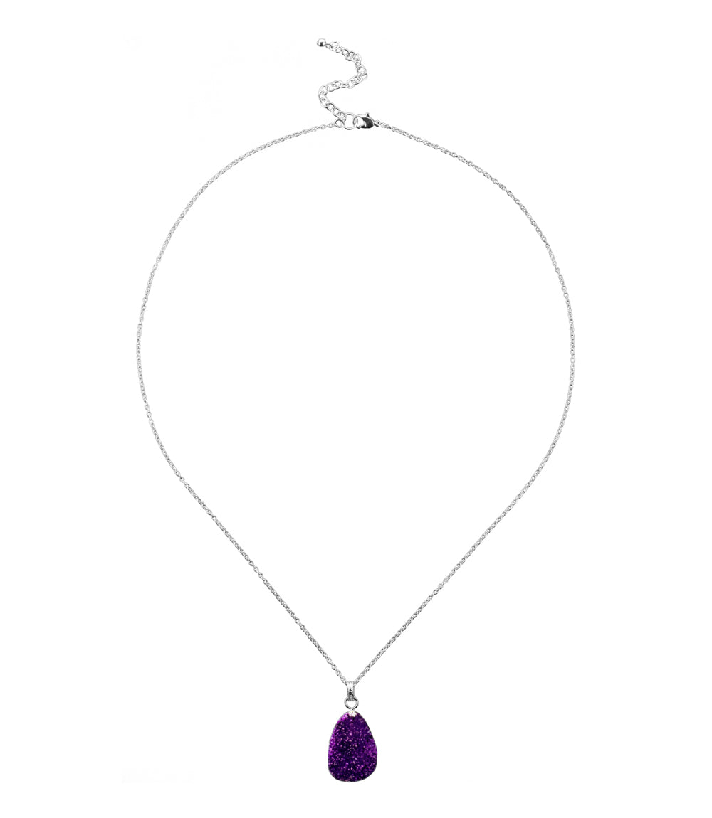 Rishima Druzy Drop Necklace