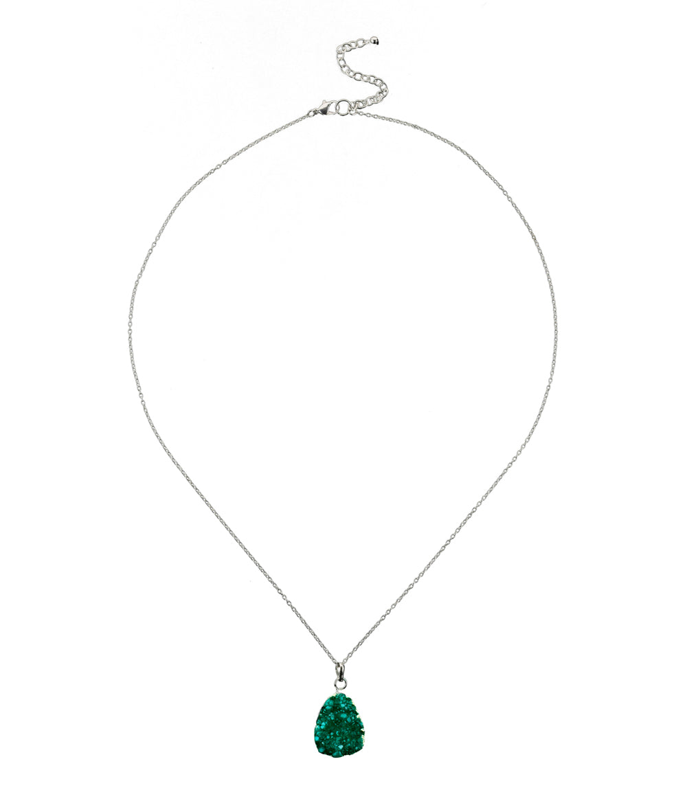 Rishima Druzy Drop Necklace