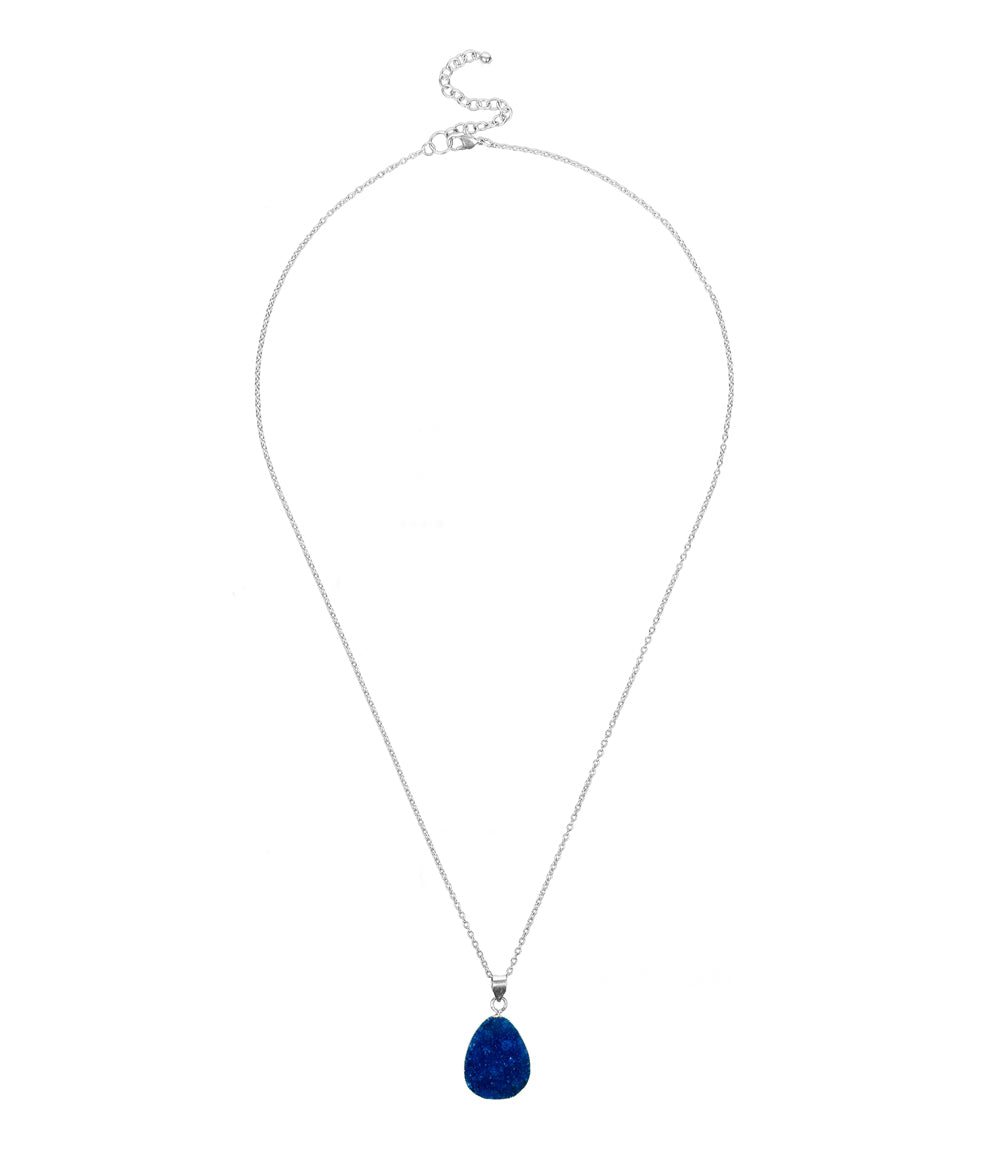 Rishima Druzy Drop Necklace