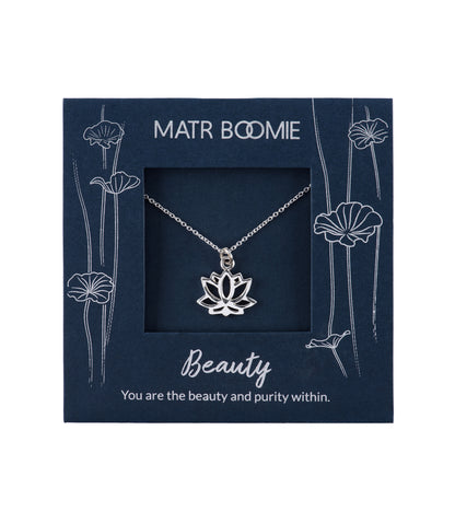 Shanasa Sterling Silver Charm Necklace