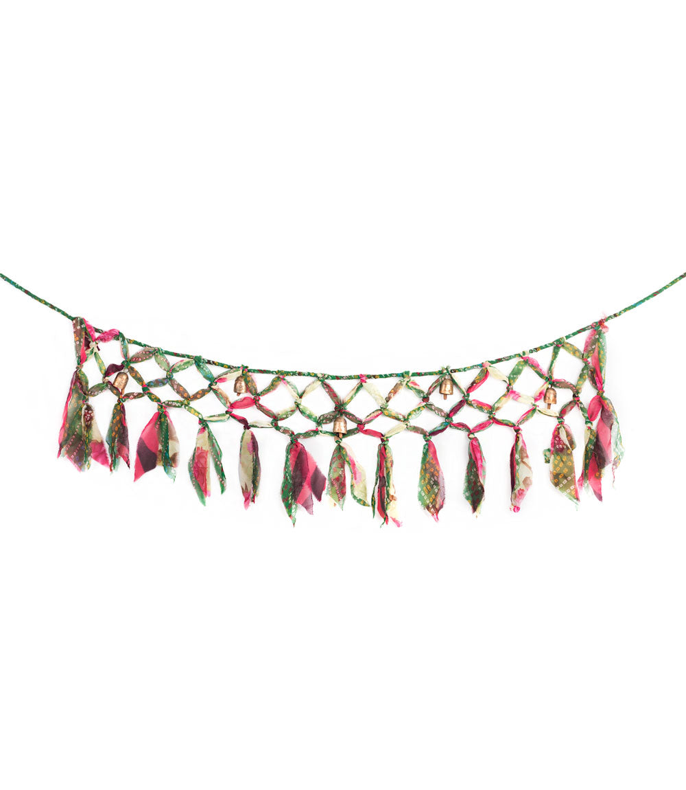 Sari and Song Macrame Garland