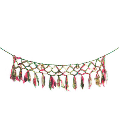 Sari and Song Macrame Garland