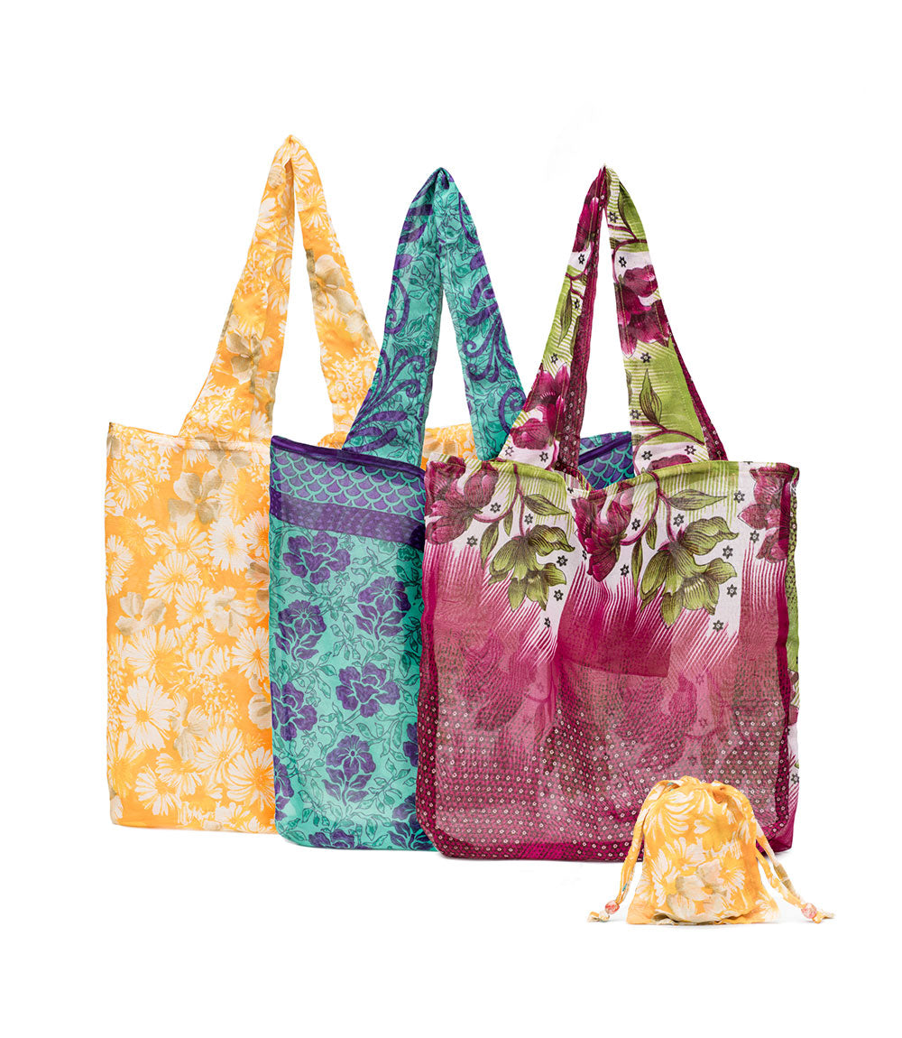 Upcycled Sari Pocket Bag