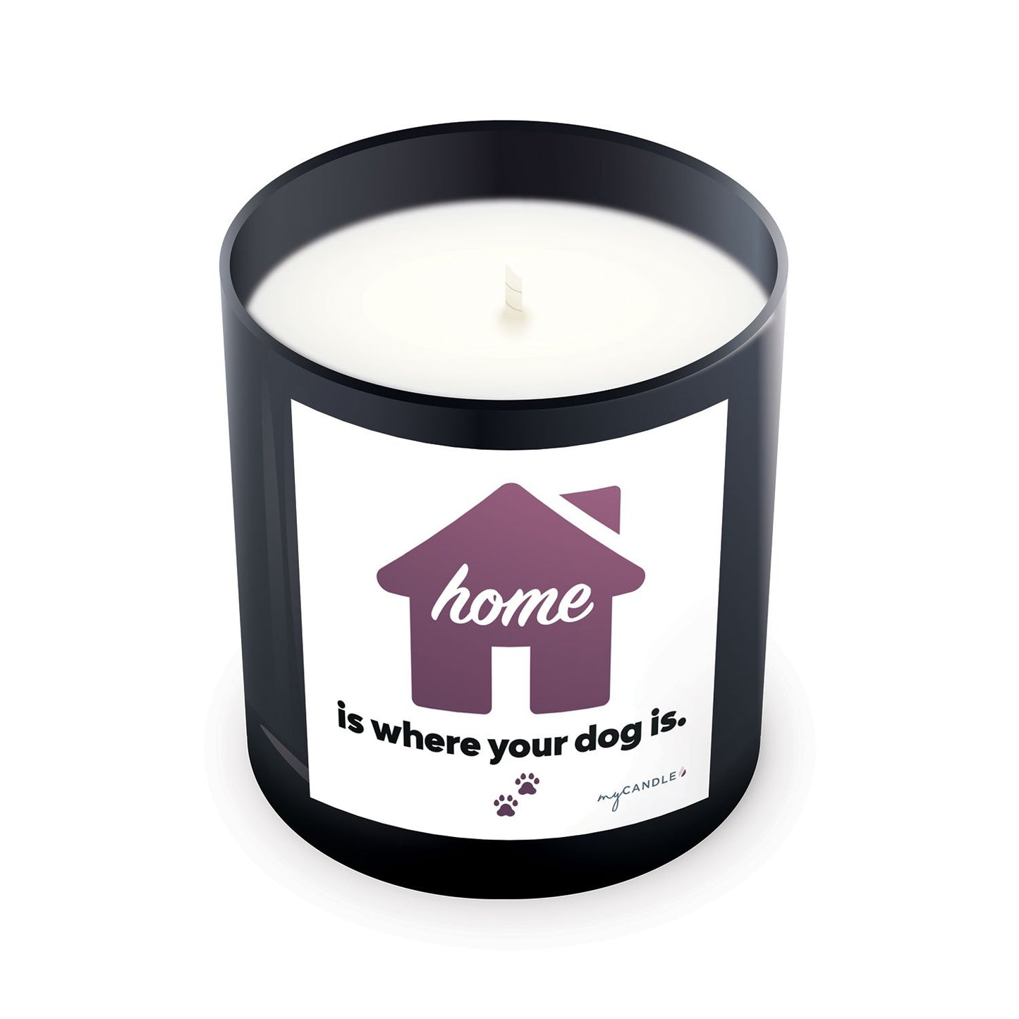 Home Is Where Your Dog Is Candle