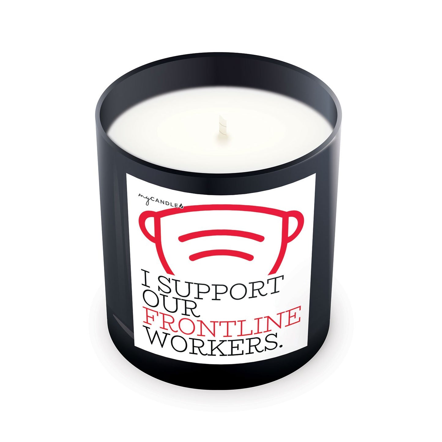 I Support Our Frontline Workers Candle