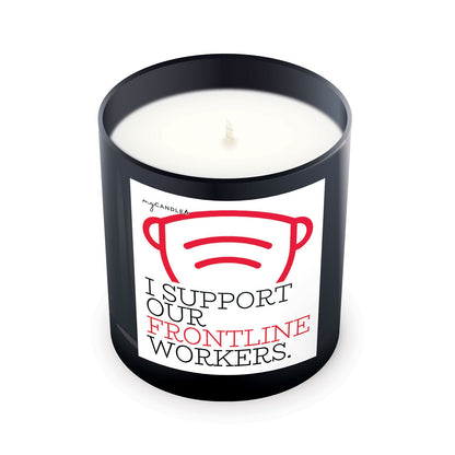 I Support Our Frontline Workers Candle