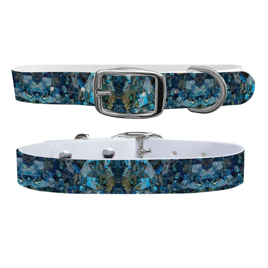 Labradorite Dog Collar With Silver Buckle