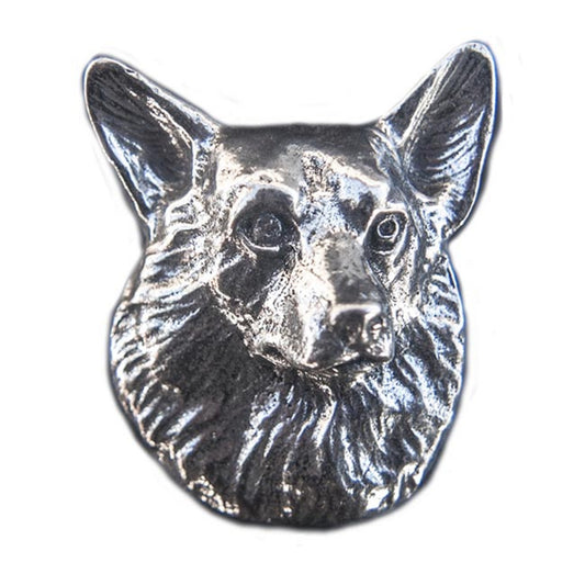 Corgi Pewter Magnet