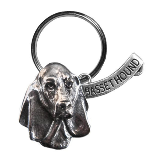 Basset Hound Keychain