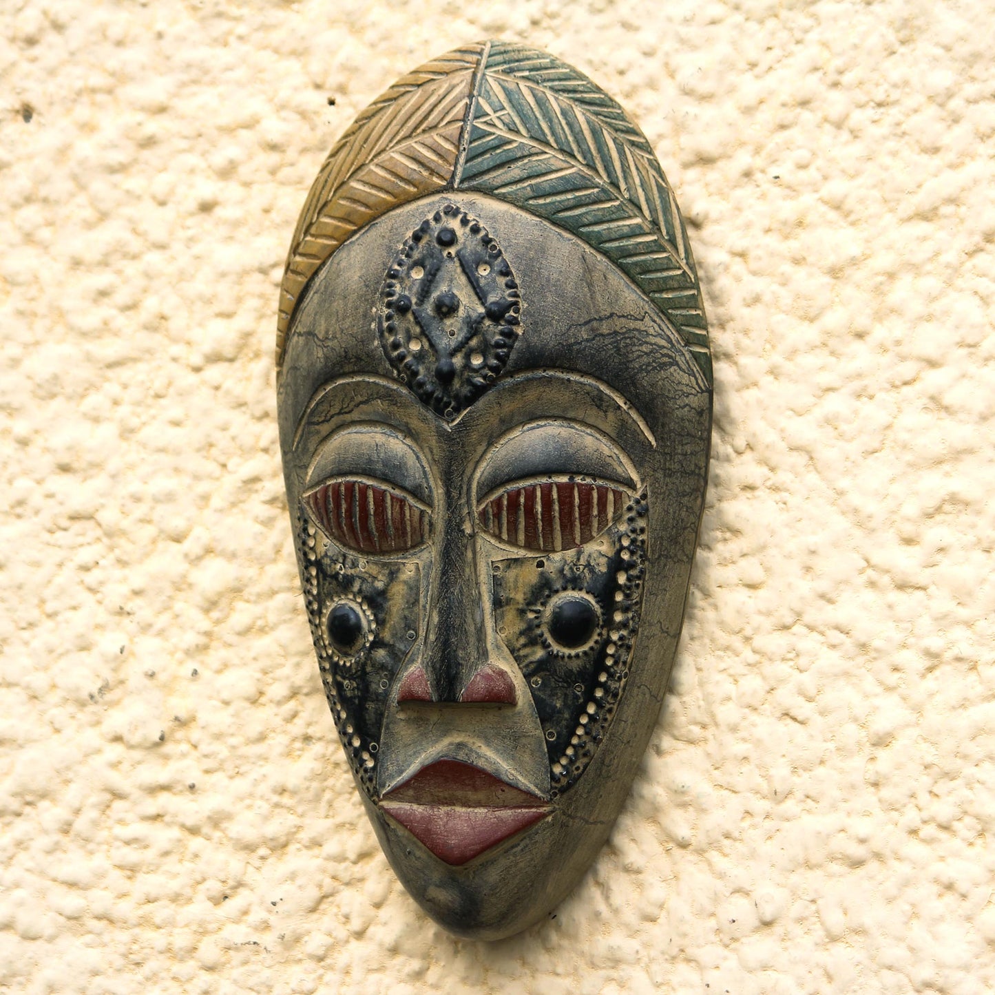 Royal Presence Hand Crafted Wood Mask