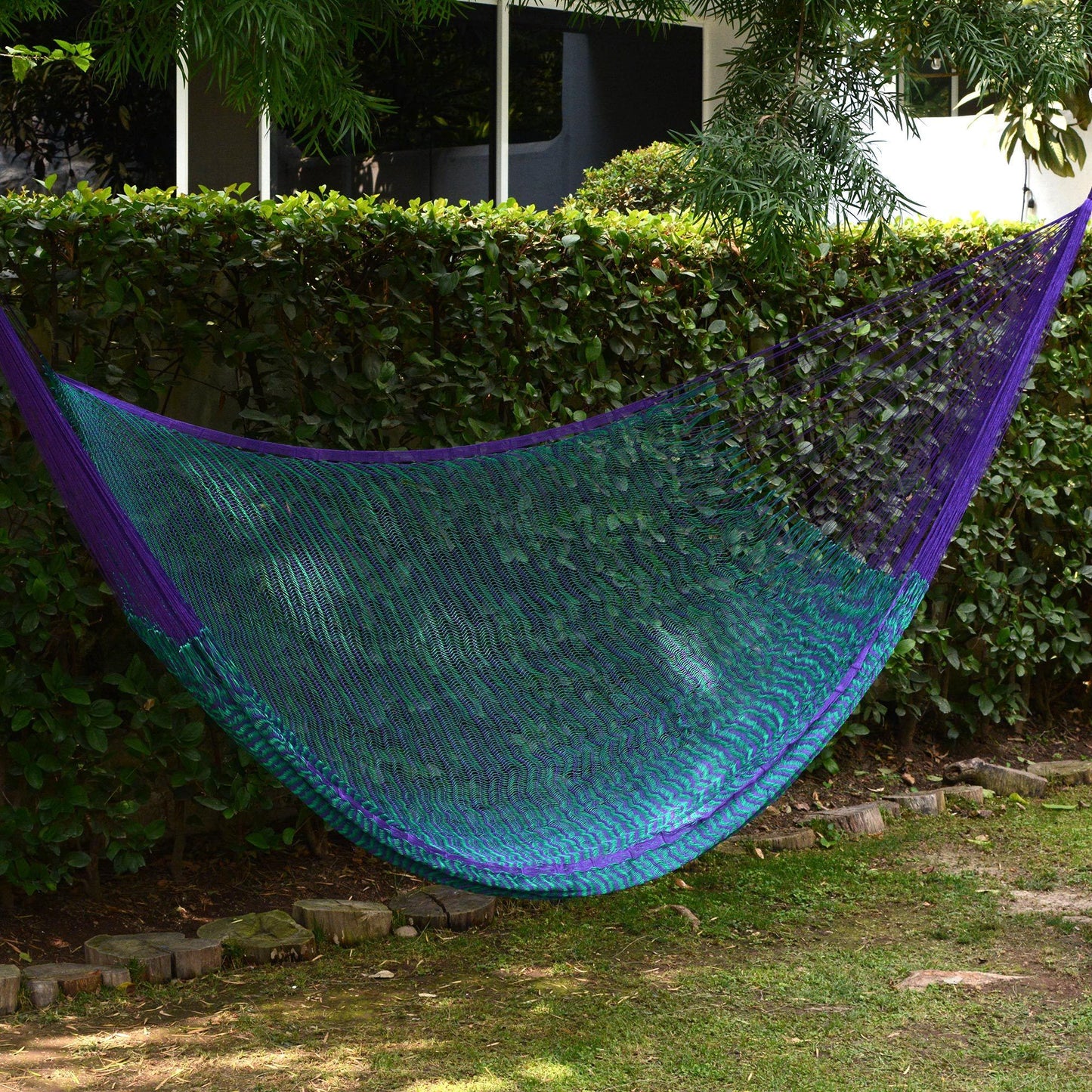 Royal Pheasant Hand Woven Rope Mayan 2 Person Hammock