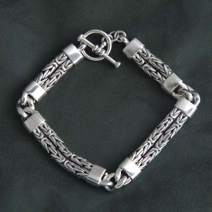 Hand in Hand Men's Braided Bracelet