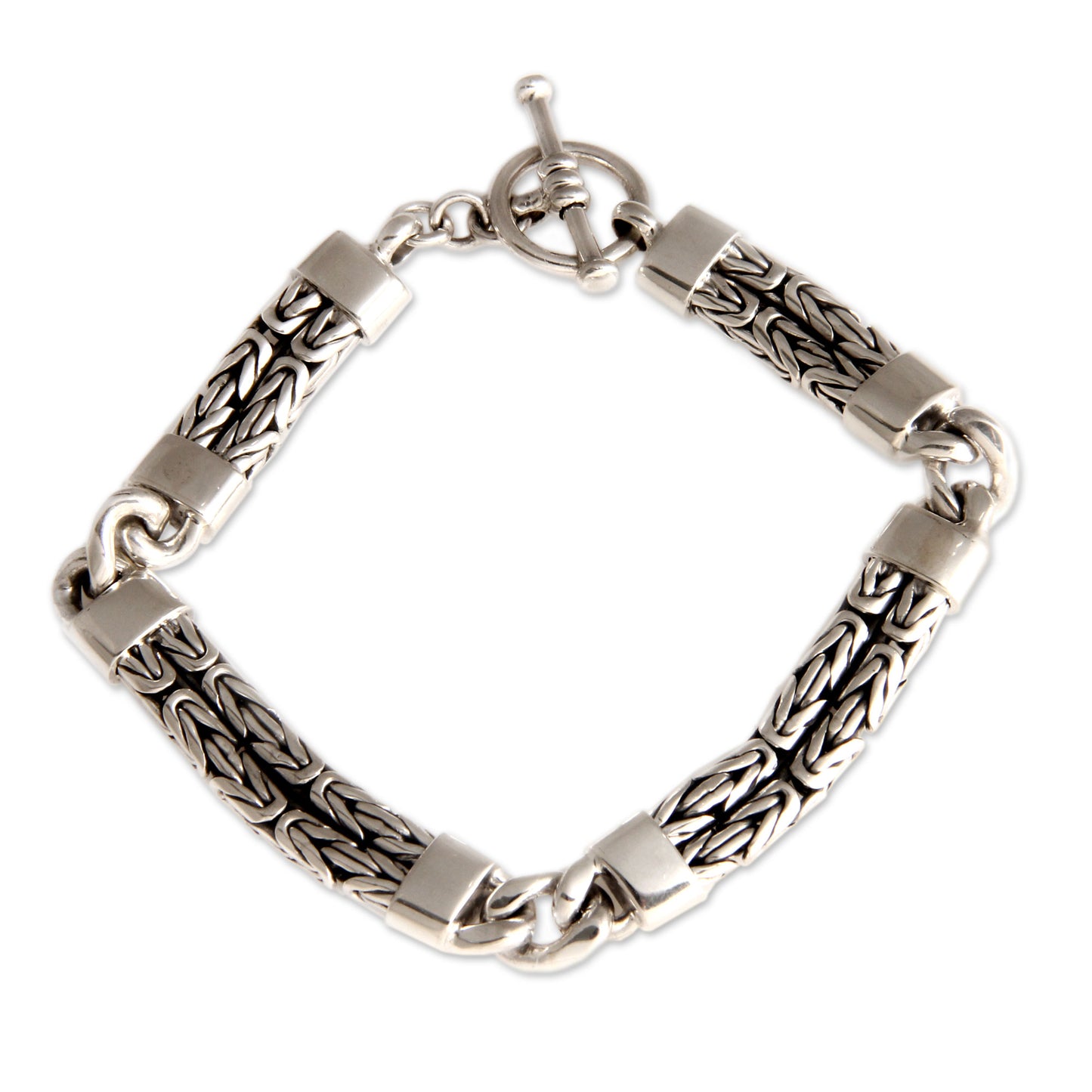 Hand in Hand Men's Braided Bracelet