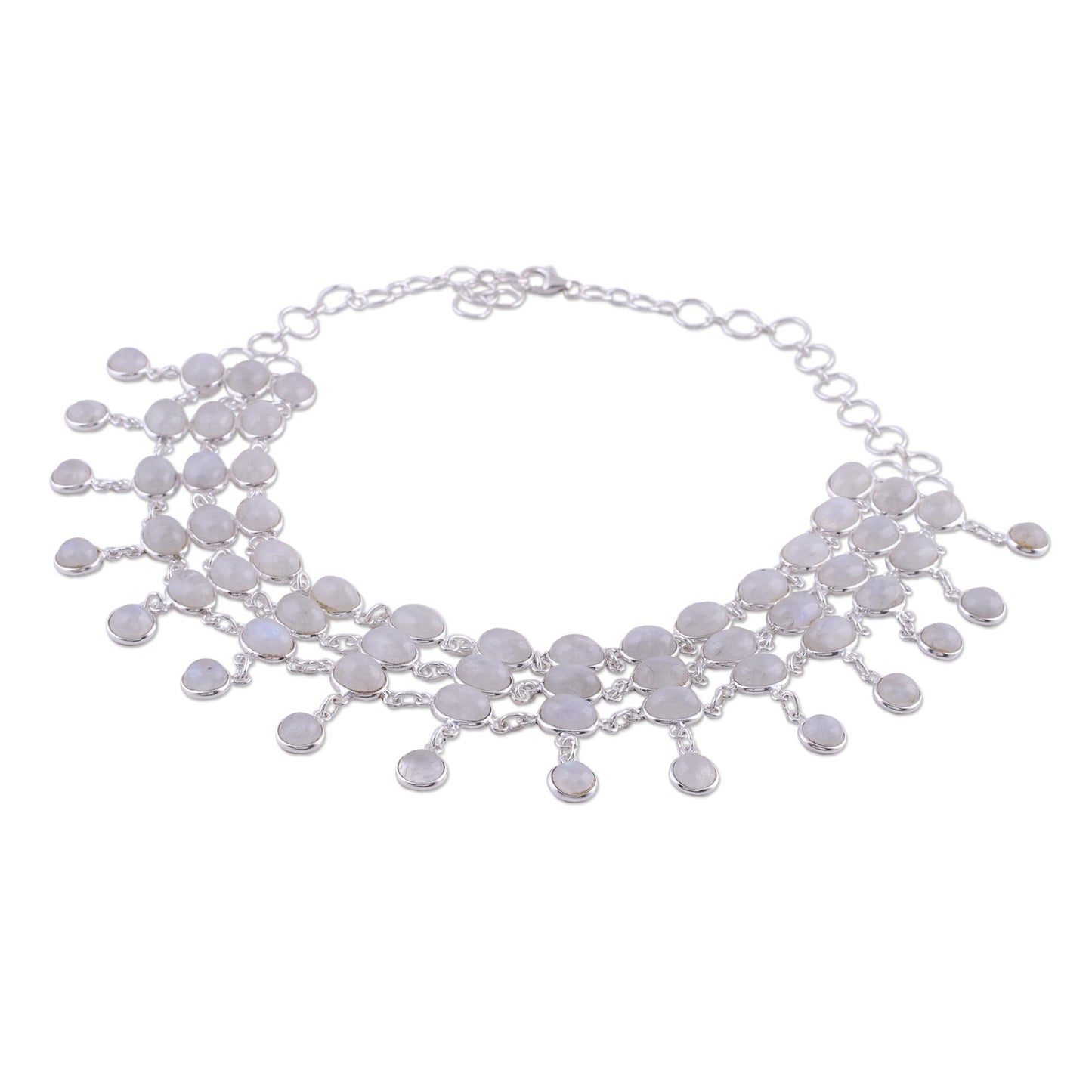 Ice Moonstone Choker Necklace