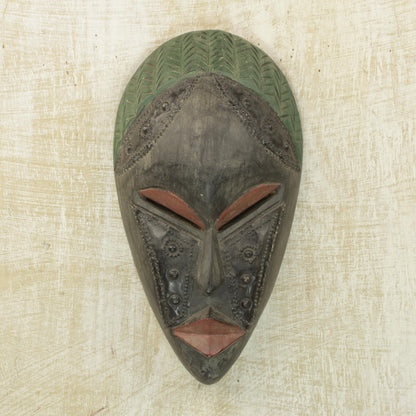 Relax African wood mask