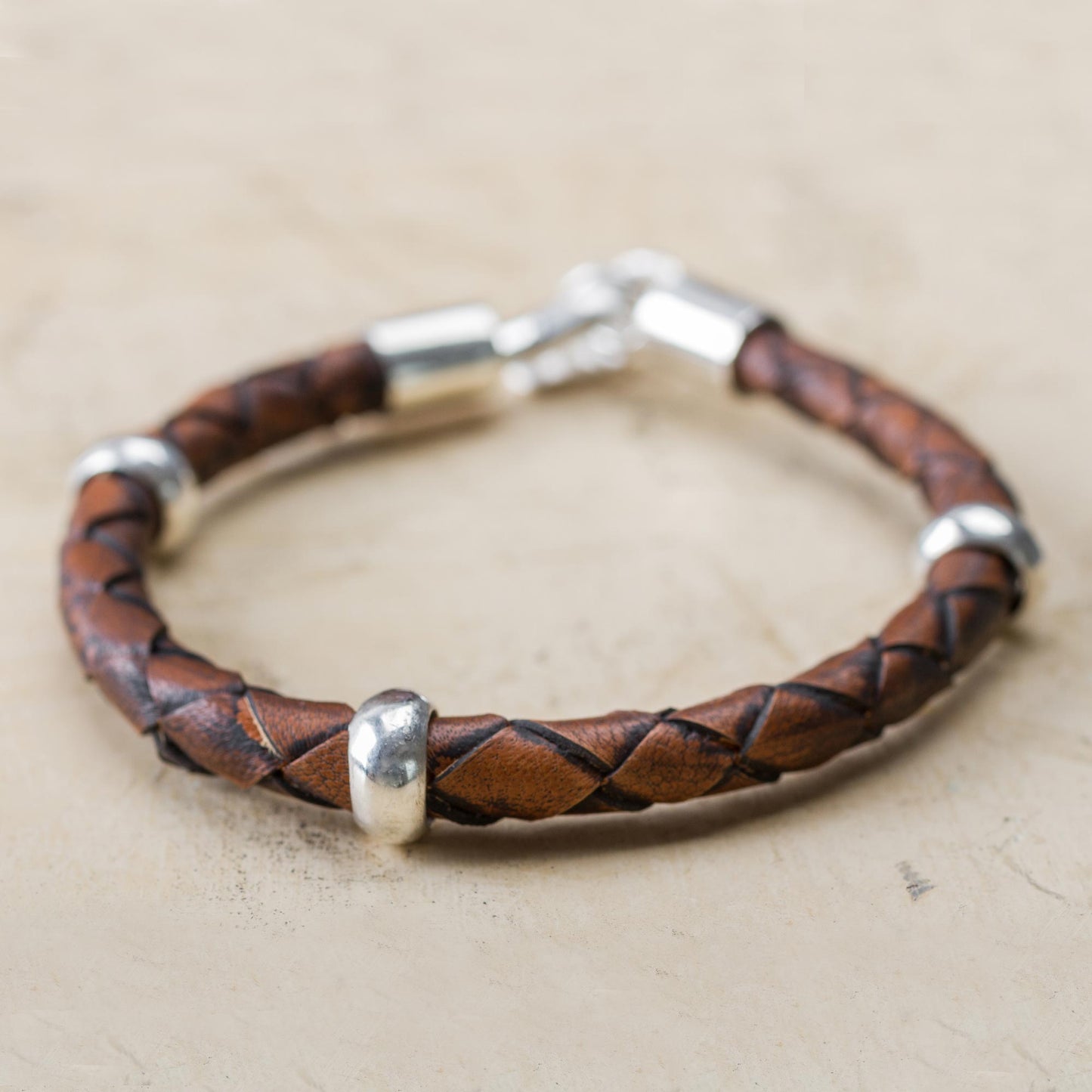 Chankas Warrior Leather Bracelet