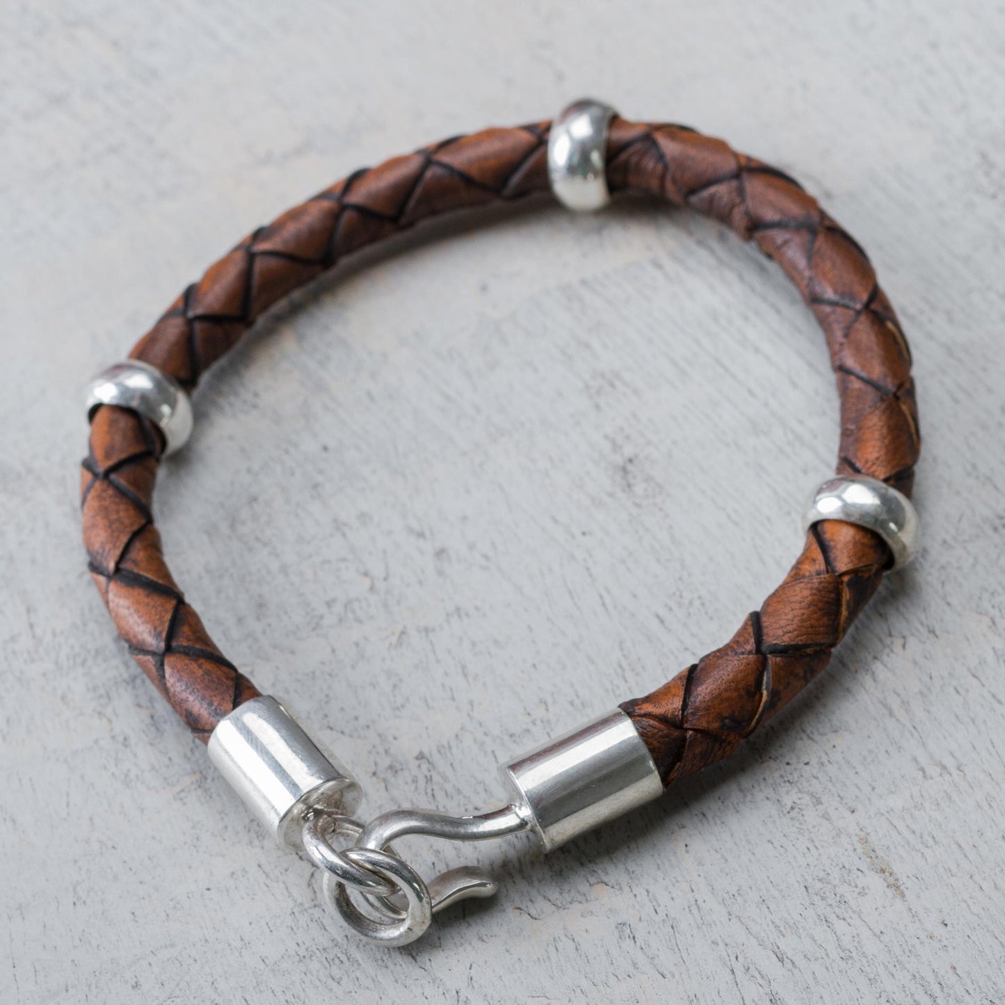 Chankas Warrior Leather Bracelet