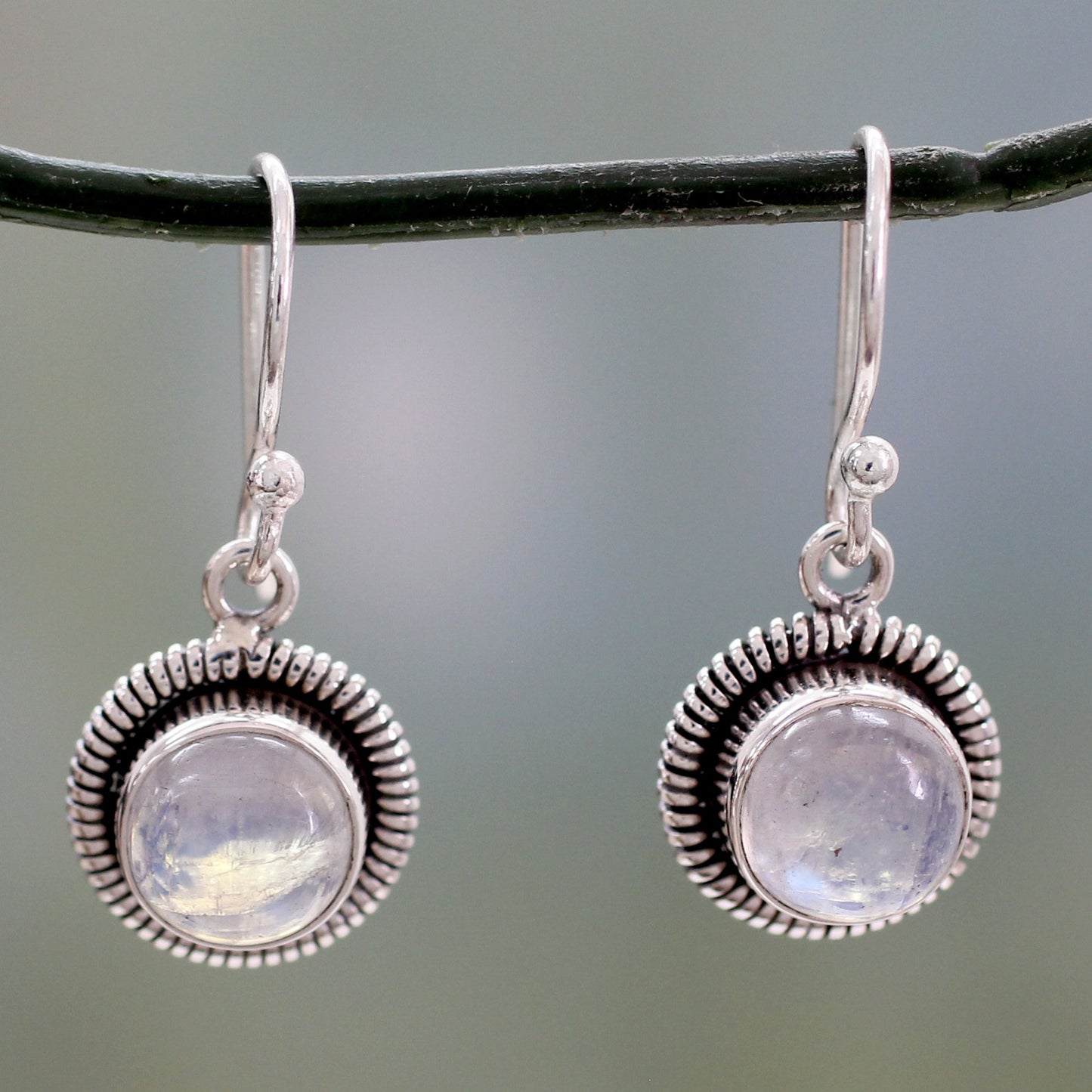 Moon Over India Artisan Crafted Moonstone Sterling Silver Women's Jewelry