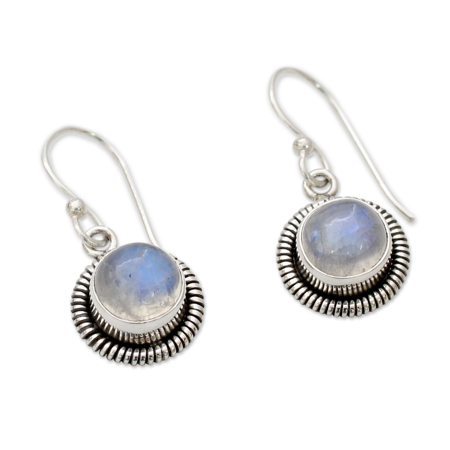 Moon Over India Artisan Crafted Moonstone Sterling Silver Women's Jewelry