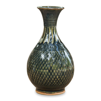 Glamorous Celebration Celadon Ceramic Vase