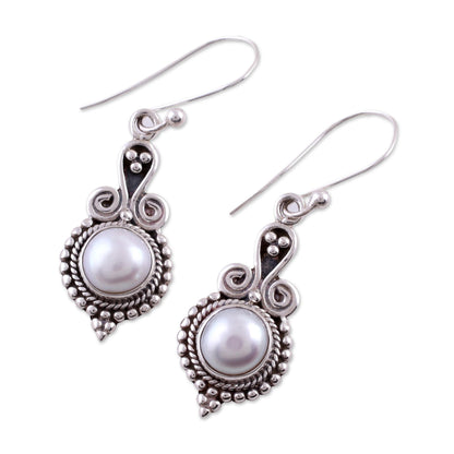 Clouds of Desire Sterling Silver Dangle Earrings