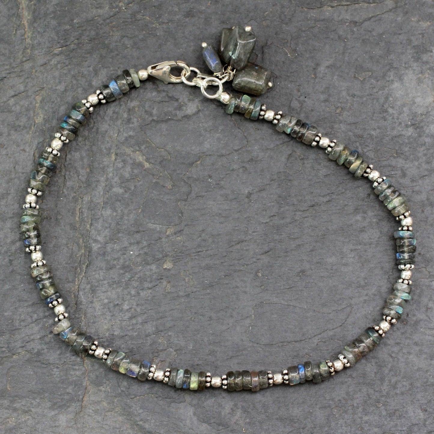 Mystical Inspiration Labradorite Beaded Anklet