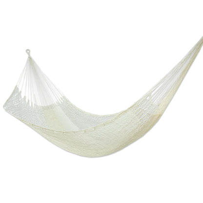 Ivory Sonata Nylon Rope Hammock