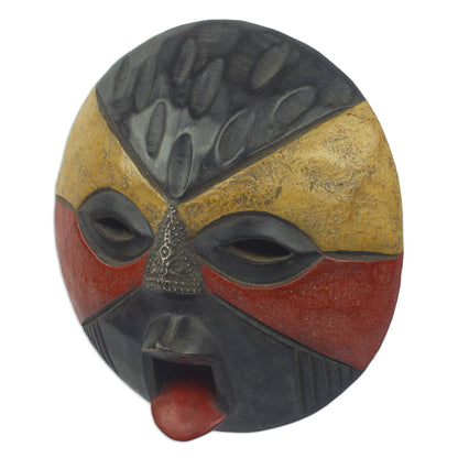 Betrothed Hand Carved Tribal Mask