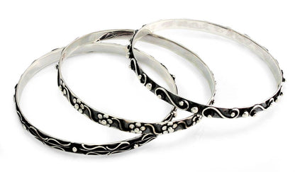 Inspiration Sterling Silver Bangle Bracelet