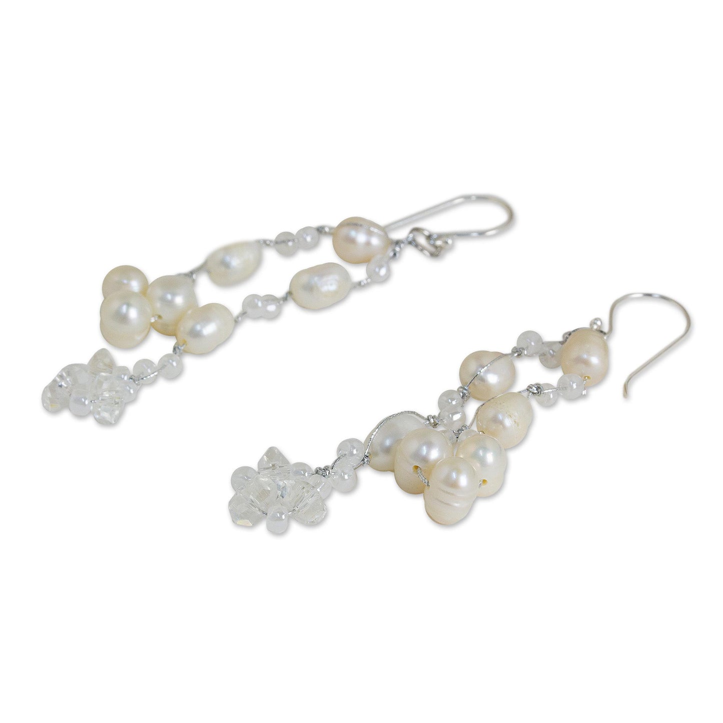 Whisper Cultured Freshwater Pearl Waterfall Earrings