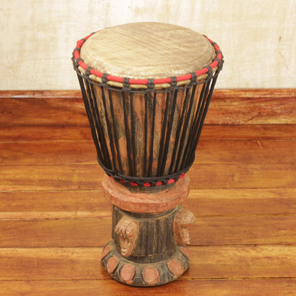 Think Together Wood Djembe Drum