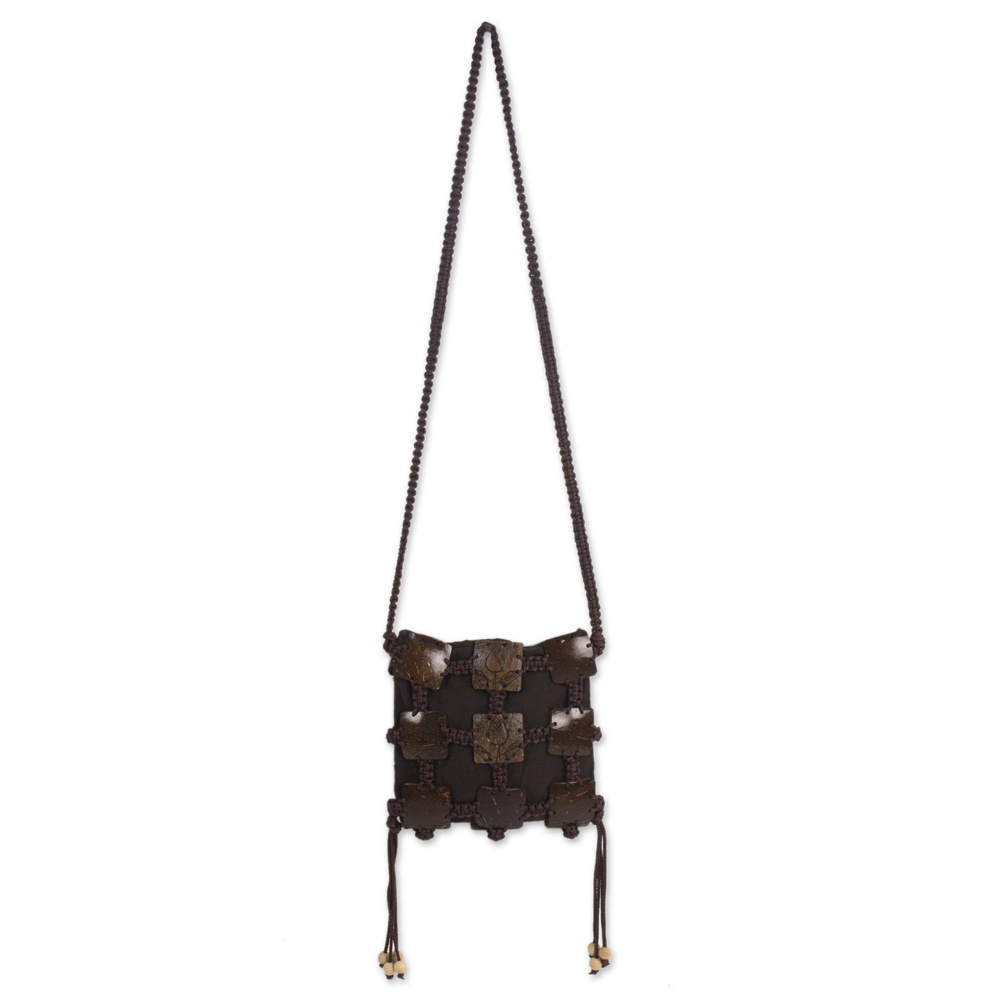 NOVICA - Coconut Shell Shoulder Bag