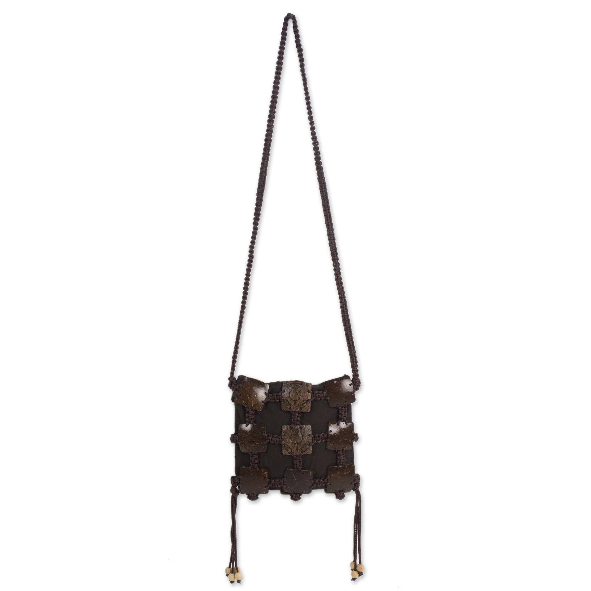 NOVICA - Coconut Shell Shoulder Bag