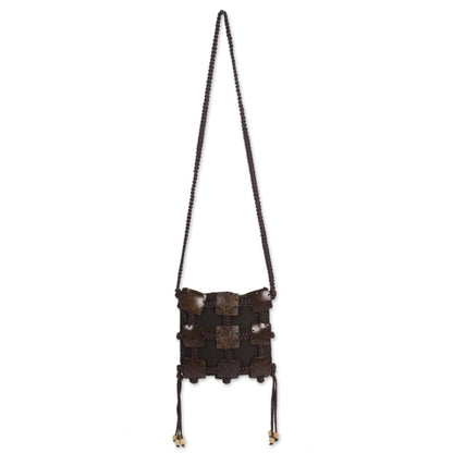 NOVICA - Coconut Shell Shoulder Bag