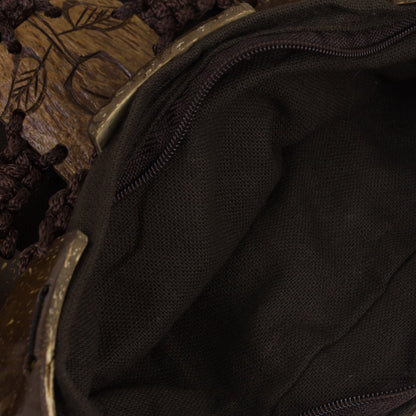 NOVICA - Coconut Shell Shoulder Bag