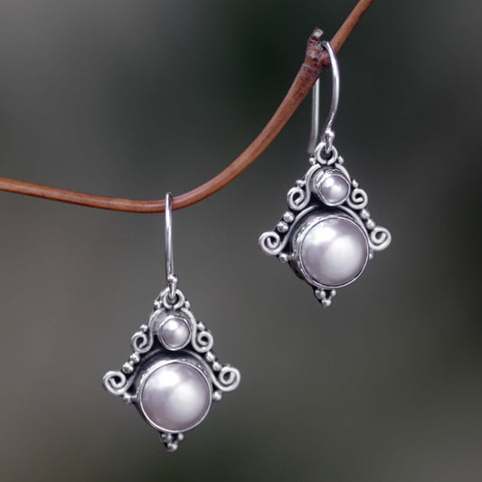 Exotic Sterling Silver Earrings