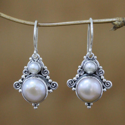 Exotic Sterling Silver Earrings